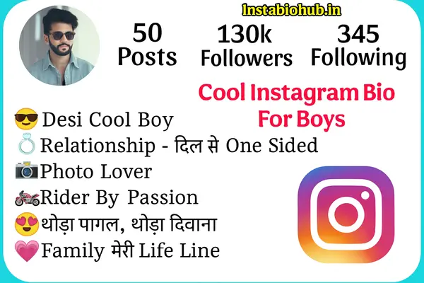 Cool Instagram Bio for Boys